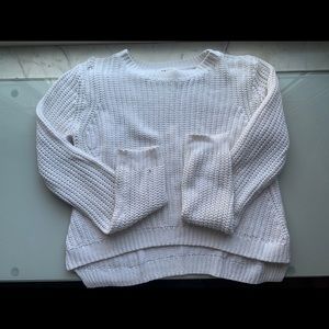 White, Knit H&M Sweater